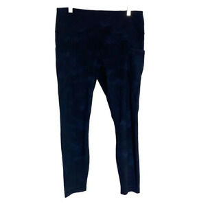 Active Life XL blue & black tie dyed‎ with side pockets leggings